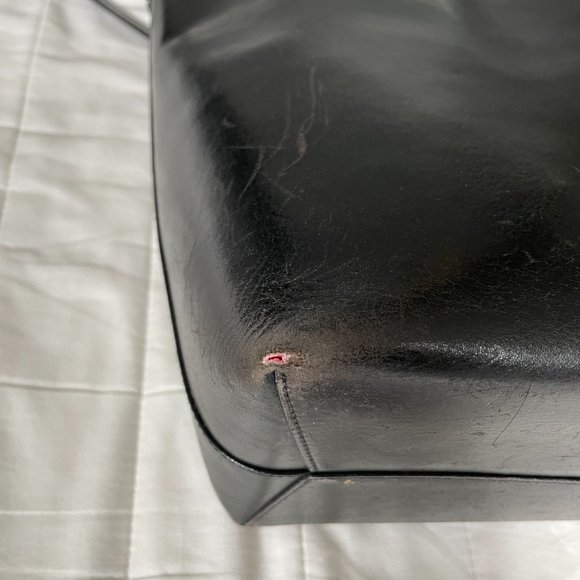 Mansur Gabriel crossbody/shoulder bucket bag - Picture 7 of 11